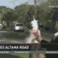 Fire closes altama road