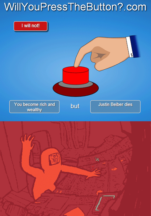 Will you press the button - Meme by catolat :) Memedroid