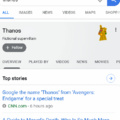 If you google thanos and click the gauntlet google removes the spoilers