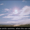 Un día en el verano Ártico, donde nunca se pone el sol