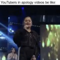 Dice: Youtubers en videos de disculpas es como...