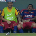 ...... Neymar trilouco gozando no banco de reservas do real ao lado de Ibrahimovic