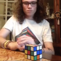 Color blind man solves Rubiks cube in 5 seconds