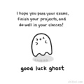 From good luck hamster to good luck ghost!