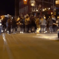Canadian hockey fans go crazy on the street but only during the red light XD
