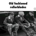 old fashioned rollerblades