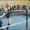 Muay thai - elbow knockout