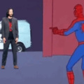 Keanu Reeves and Spider-Man