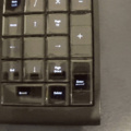 Keyboard with display in each key