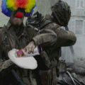 My father fought in the clown wars