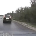 Instant Karma - Don’t you just hate those idiots that pass traffic on the shoulder? Yah you do.