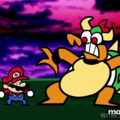 Mario dice So long kinga Bowser
