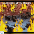 meanwhile backstage at the Oscars
